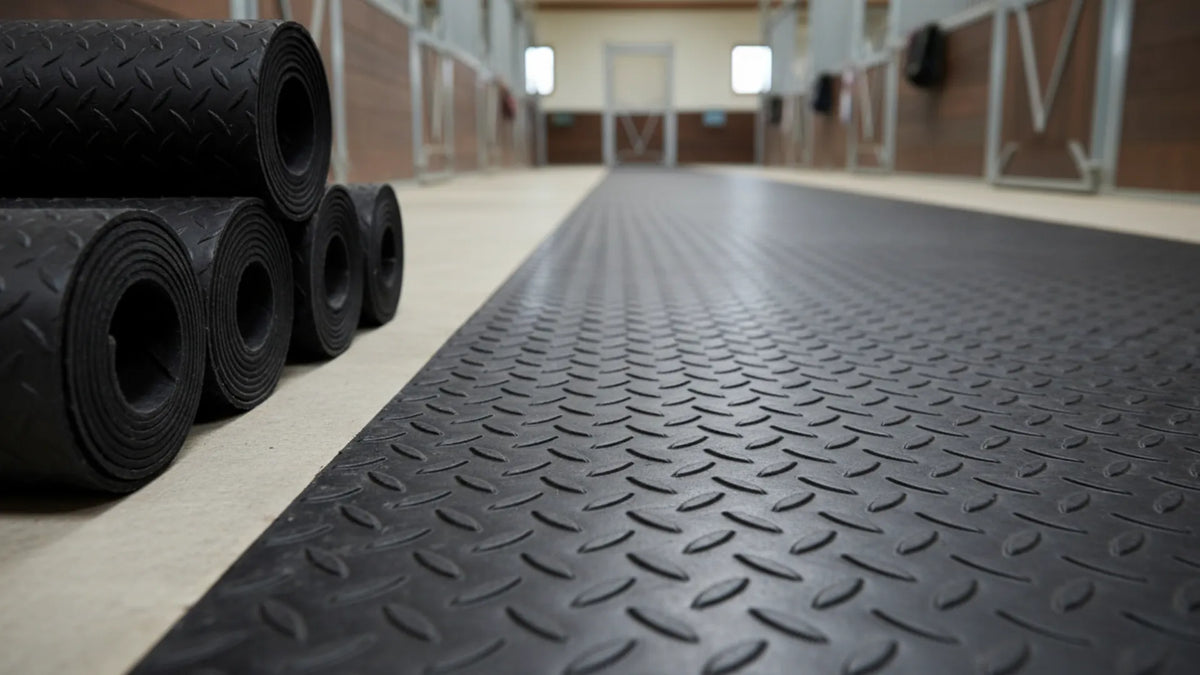 Rubber Op Rol Rubber op rol - antislip 3-6mm | DM Covering