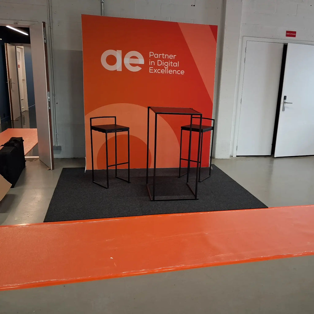 Dalle de moquette Omega, 4000 g/m², anthracite, 0,995 m x 1 m – à l'unité