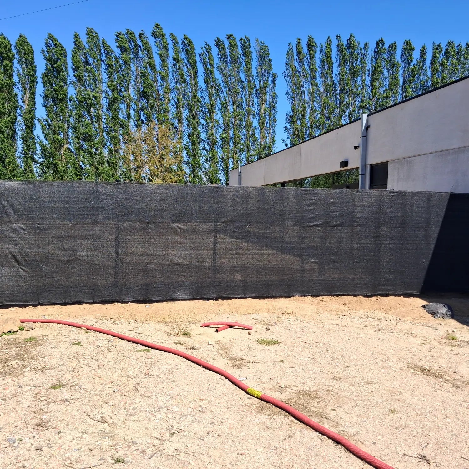 Schaduwdoek 185 gr/m² 200cm x 50m Zwart - Per rol