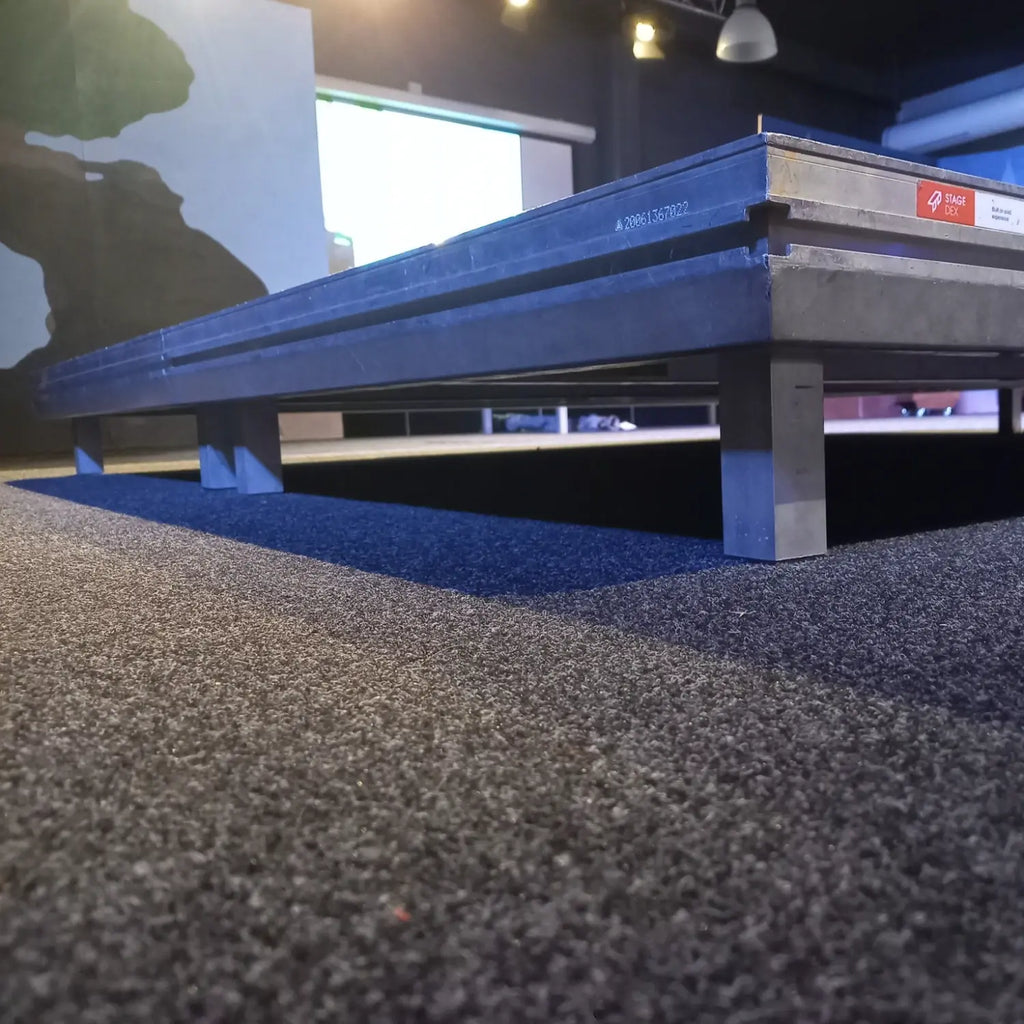 Dalle de moquette Omega, 4000 g/m², anthracite, 0,995 m x 1 m – à l'unité