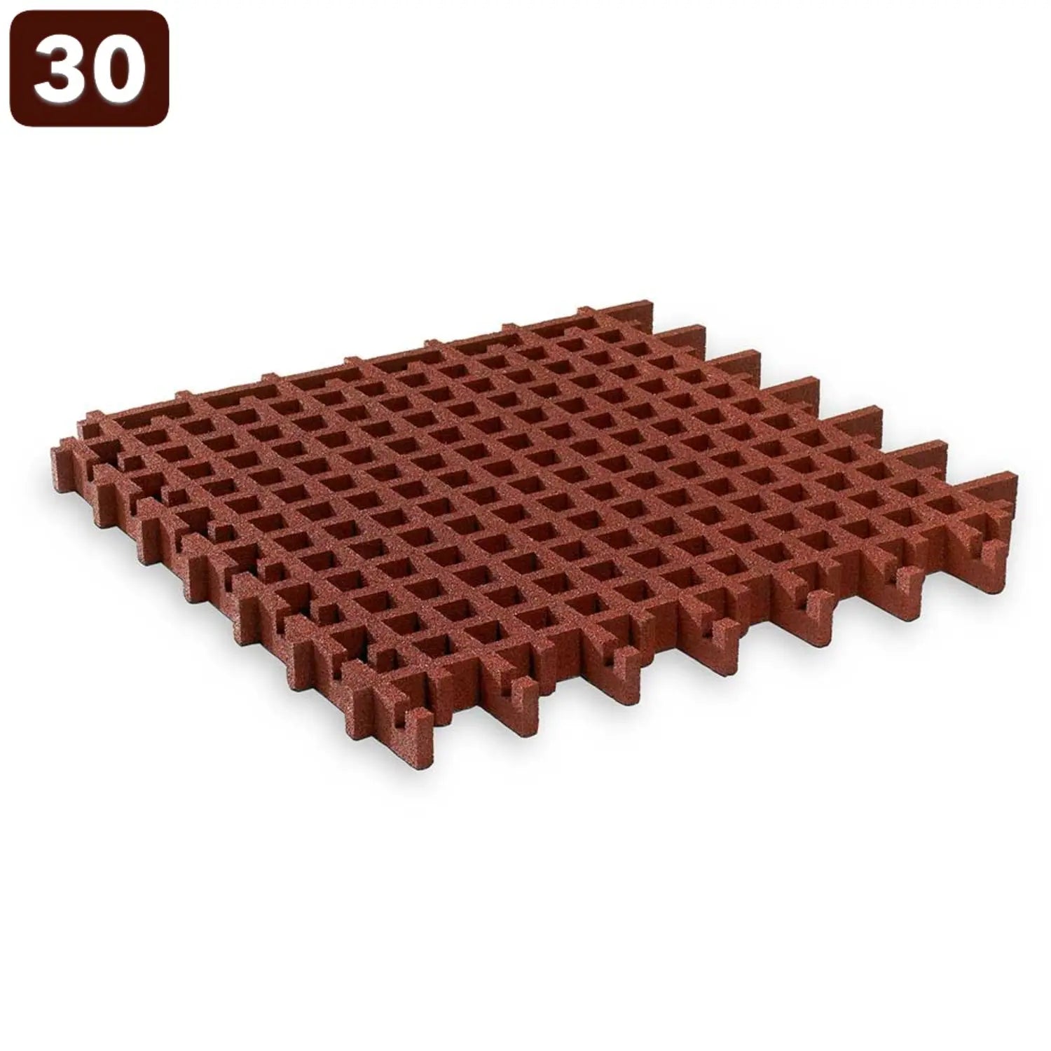 Rubbertegel Valdemping 45mm 100x100cm – Per stuk