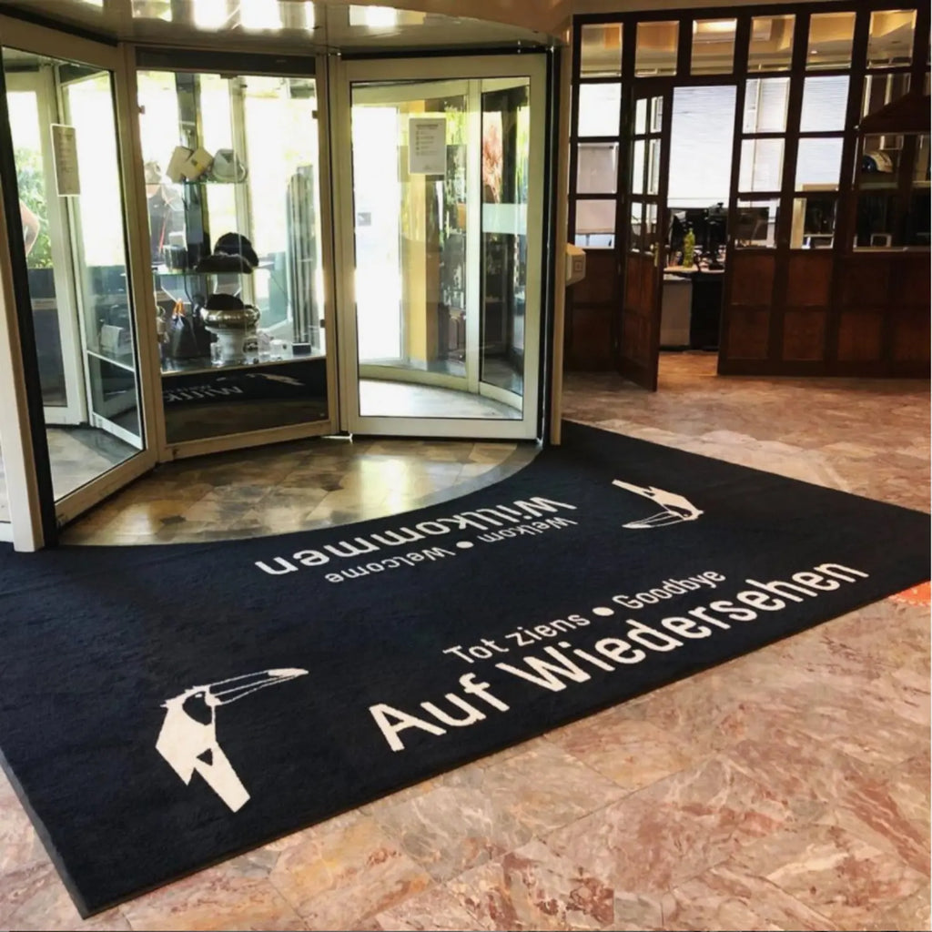 Tapis de sol professionnel avec logo antidérapant 11 mm 85 x 150 cm – À l'unité 