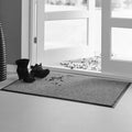 Tapis d'entrée en polyamide antidérapant 6,5 mm, 80 x 120 cm, gris - À l'unité 