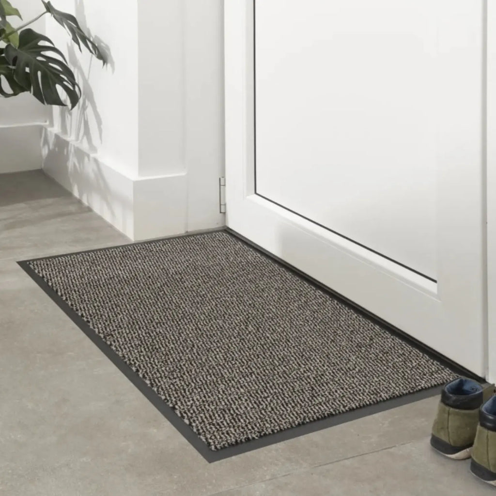Tapis d'entrée en polypropylène antidérapant 5,5 mm 80 x 120 cm anthracite - À l'unité 