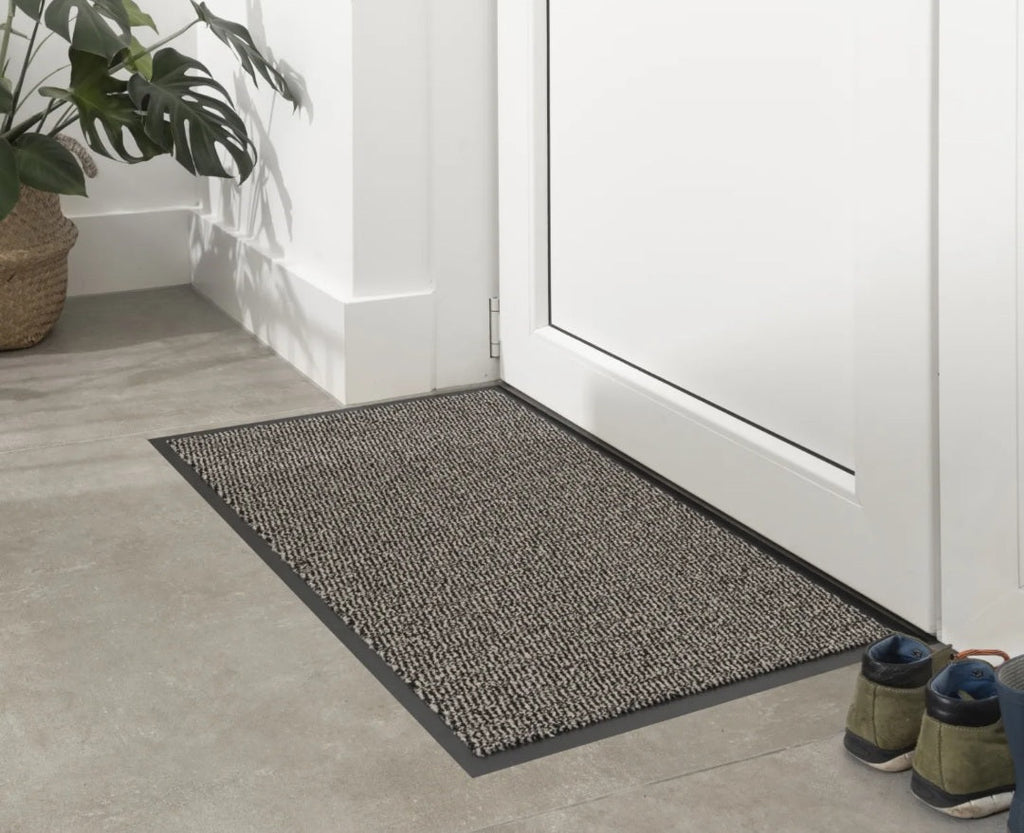 Tapis d'entrée en polypropylène antidérapant 5,5 mm 90 x 150 cm anthracite - À l'unité 