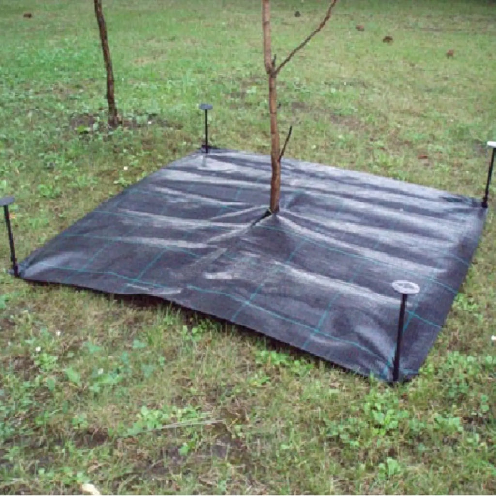 Piquets de fixation pour couvre-sol PP 20 cm noirs – 20 pièces par paquet 