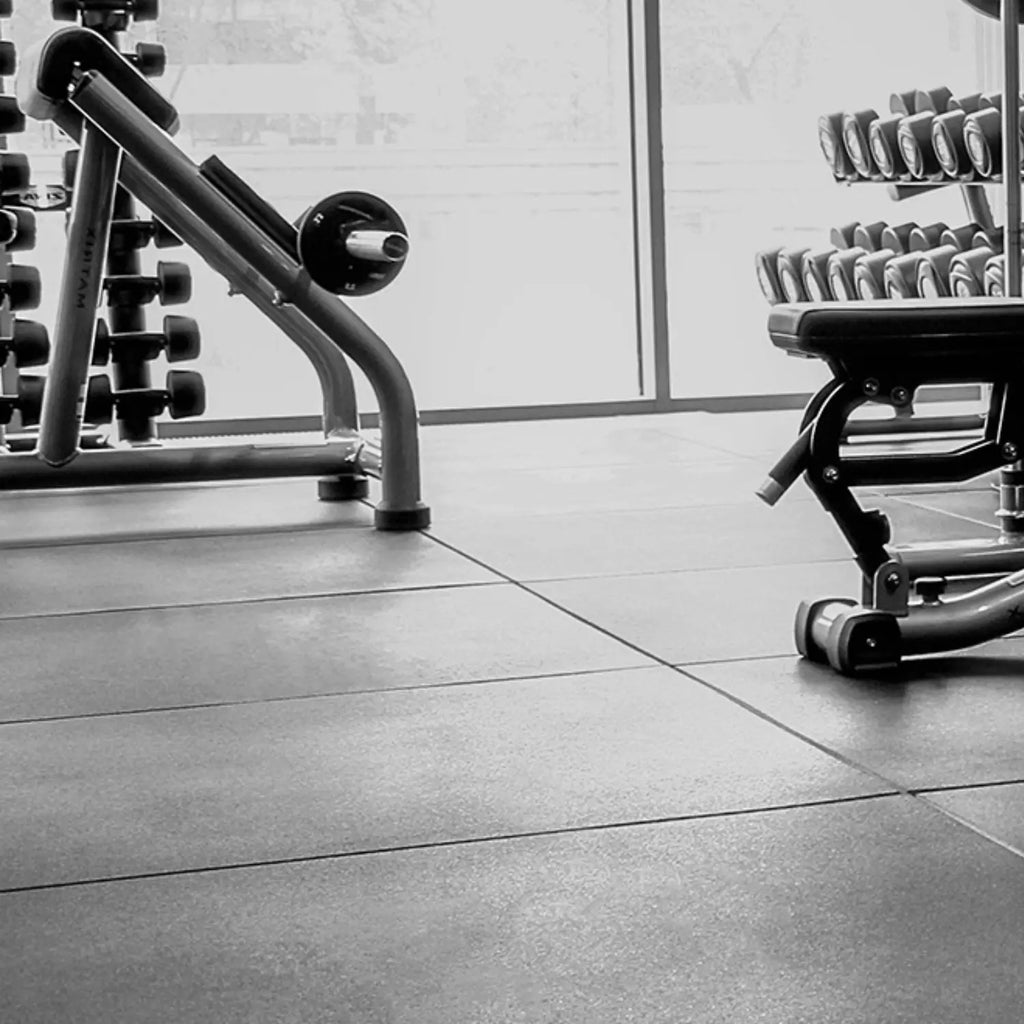 Dalle en caoutchouc 40 mm, couche supérieure base avec sous-couche antichoc, 1000 x 1000 mm – À l'unité 