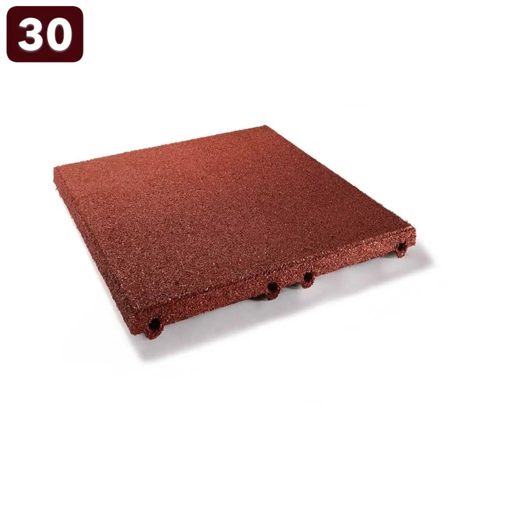 Dalle en caoutchouc, absorption des chocs, 40 mm, 50 x 50 cm – À l'unité