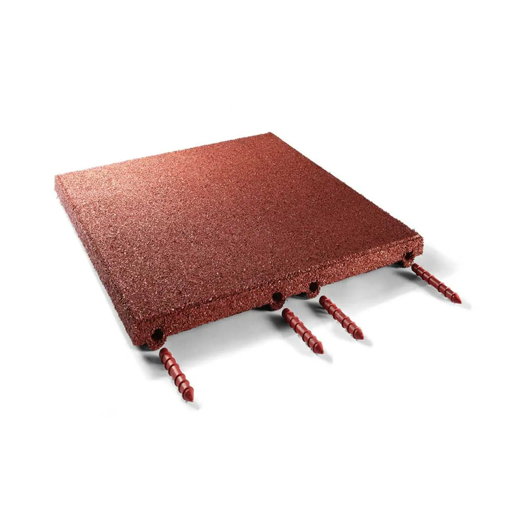 Dalle en caoutchouc, absorption des chocs, 40 mm, 50 x 50 cm – À l'unité