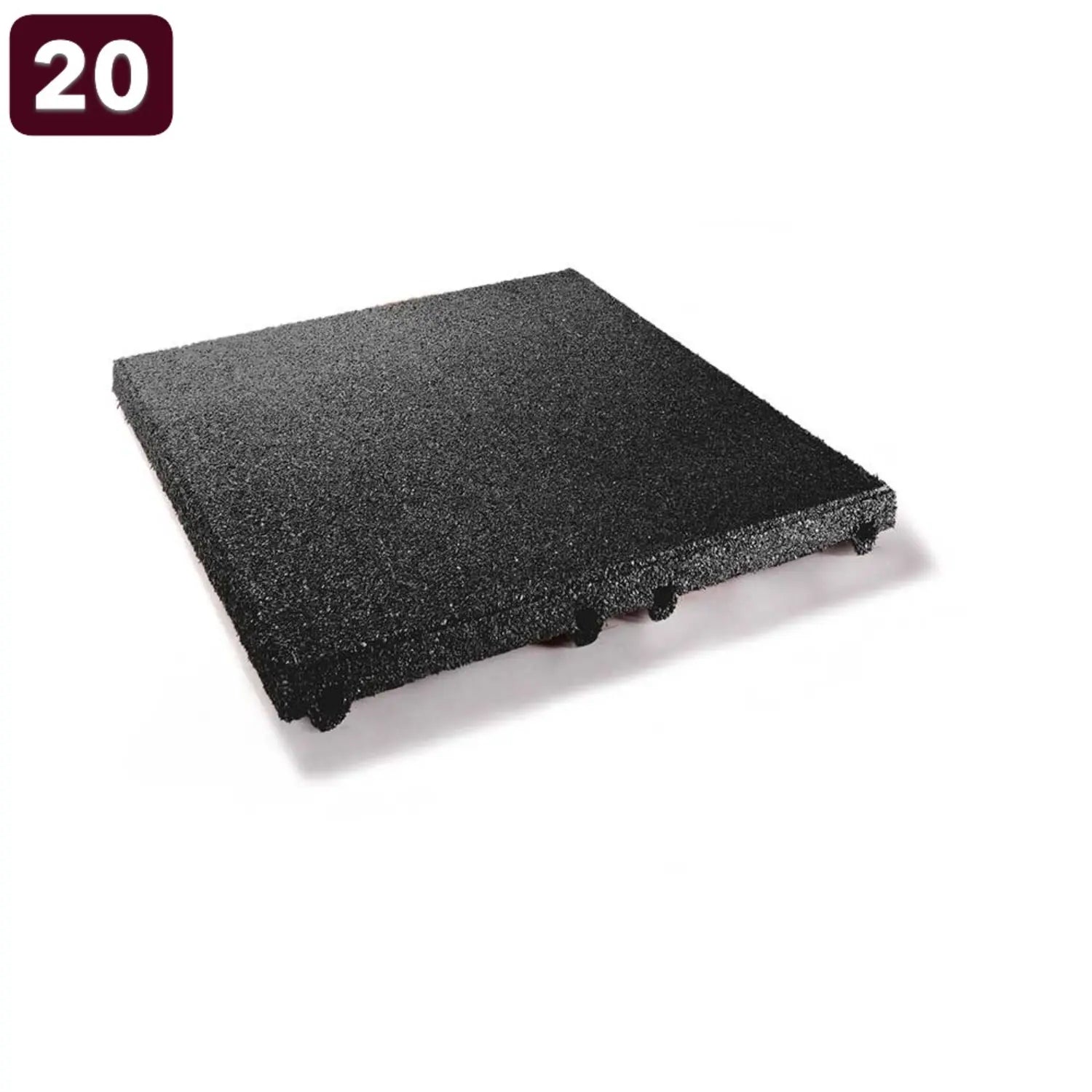 Rubbertegel Valdemping 40mm 50x50cm – Per stuk