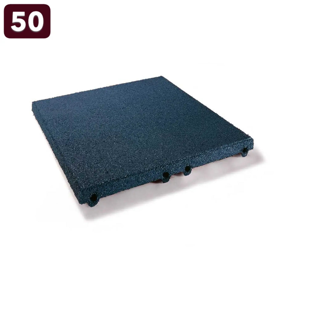 Dalle en caoutchouc, absorption des chocs, 40 mm, 50 x 50 cm – À l'unité