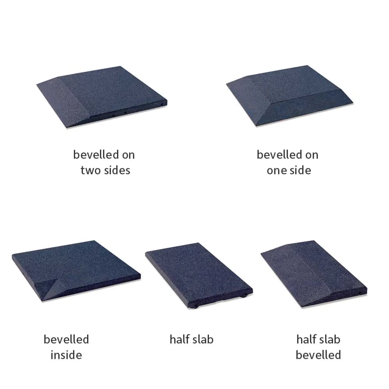 Dalle en caoutchouc, absorption des chocs, 40 mm, 50 x 50 cm – À l'unité