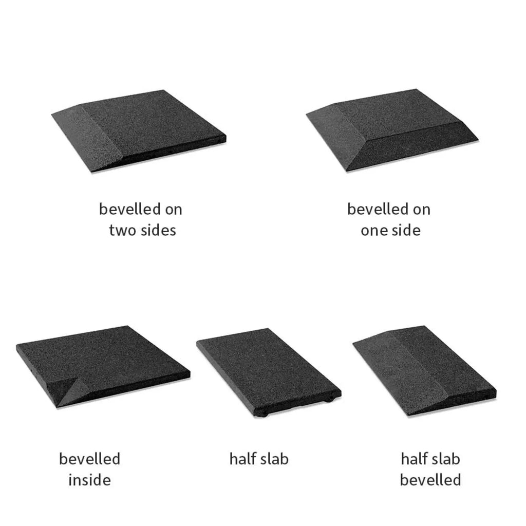 Dalle en caoutchouc, absorption des chocs, 40 mm, 50 x 50 cm – À l'unité