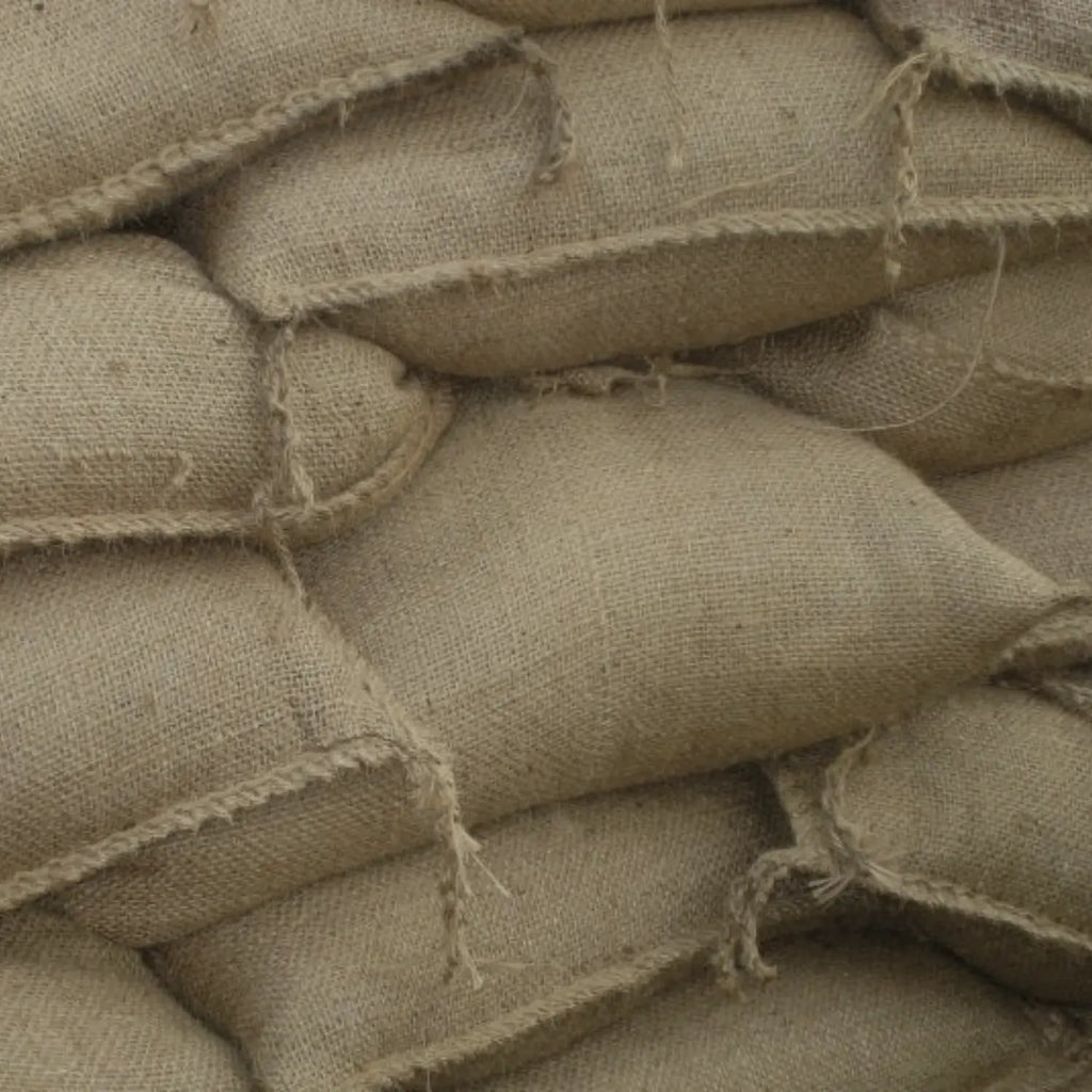 Sacs de sable en jute biodégradables 38 x 58 cm - Lot de 20 